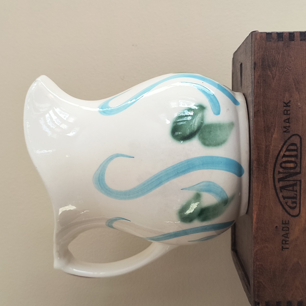 Roseville Painted Pitcher - Picture 3 of 12